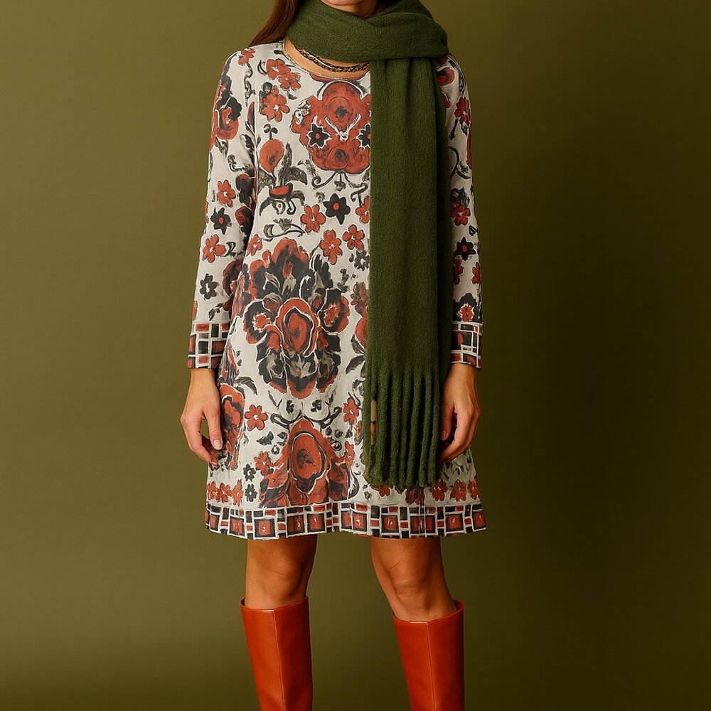 Multi colored gogo dress